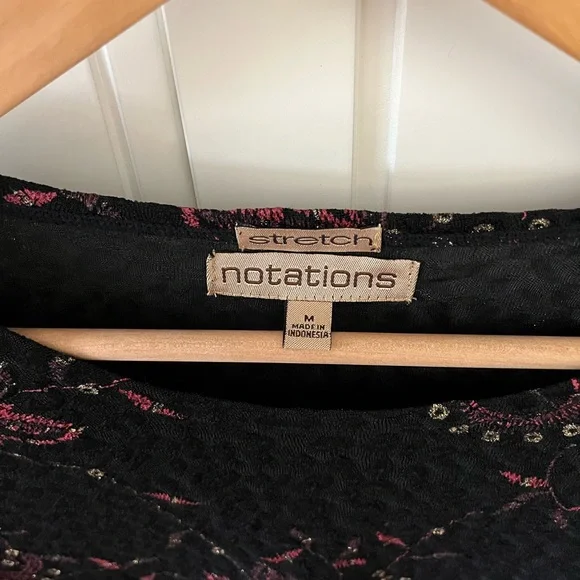 Notations Blouse - Picture 2 of 4